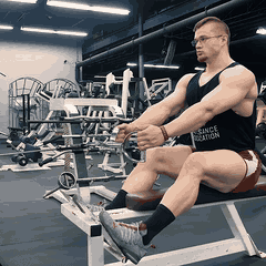 Seated cable row demonstration