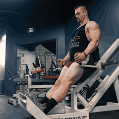 Calf raise demonstration