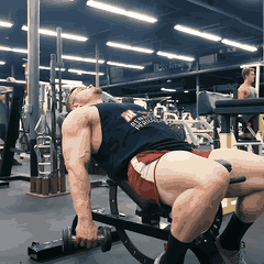 Incline dumbbell curl demonstration