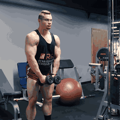 Dumbbell lateral raise demonstration